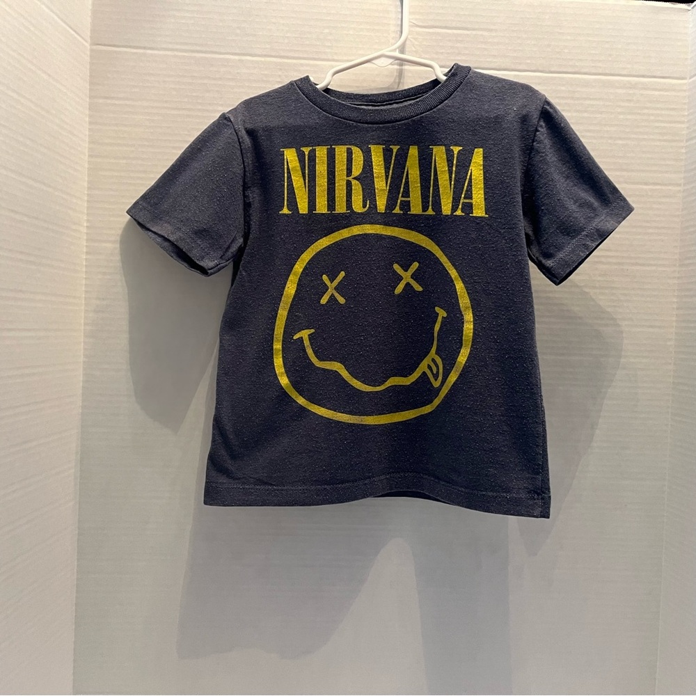 Nirvana Kids Black T-Shirt–4T